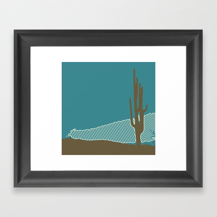 The Desert Framed Art Print