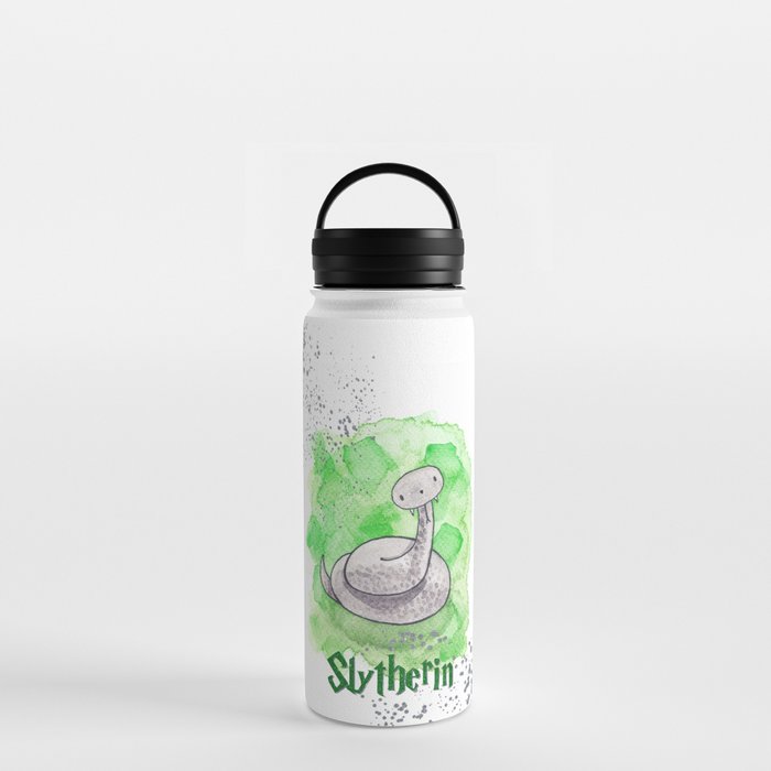 Slytherin - H a r r y P o t t e r inspired Water Bottle by dollmadeinjapan