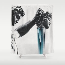 Perseus and  Medusa Shower Curtain