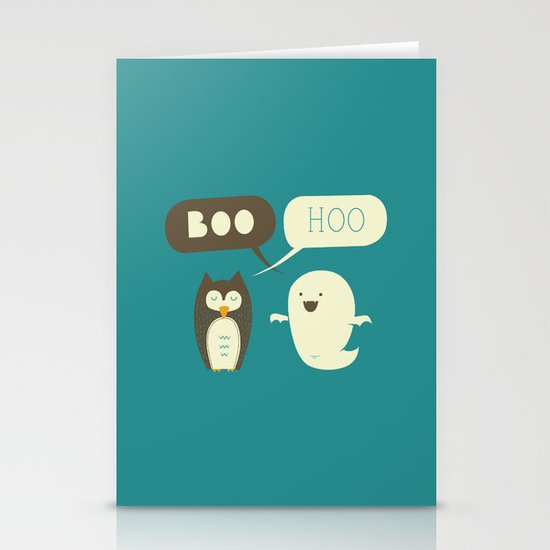 Boo Hoo Stationery Cards