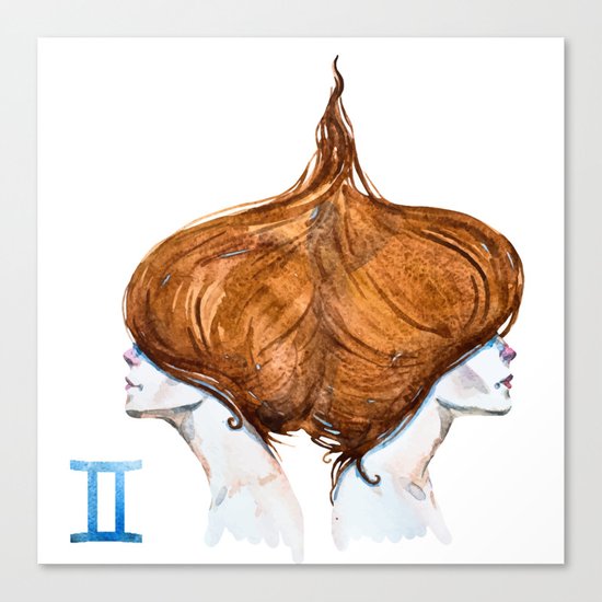 Gemini Canvas Print