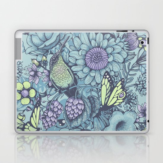 Beauty (eye of the beholder) - aqua version Laptop & iPad Skin