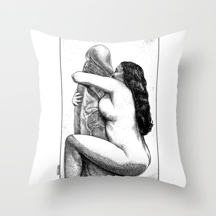 asc 640 - L'Itiphalle (Can't get enough of your love, Darling) Throw Pillow