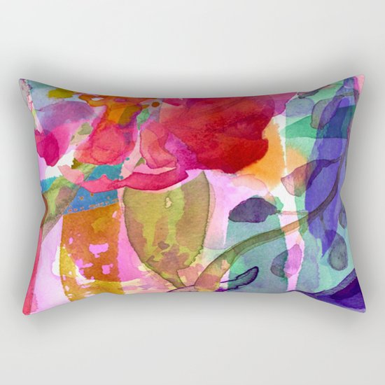 abstract bouquet Rectangular Pillow
