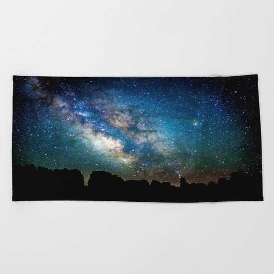The Milky Way Beach Towel