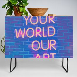 Your World Our Art Credenza