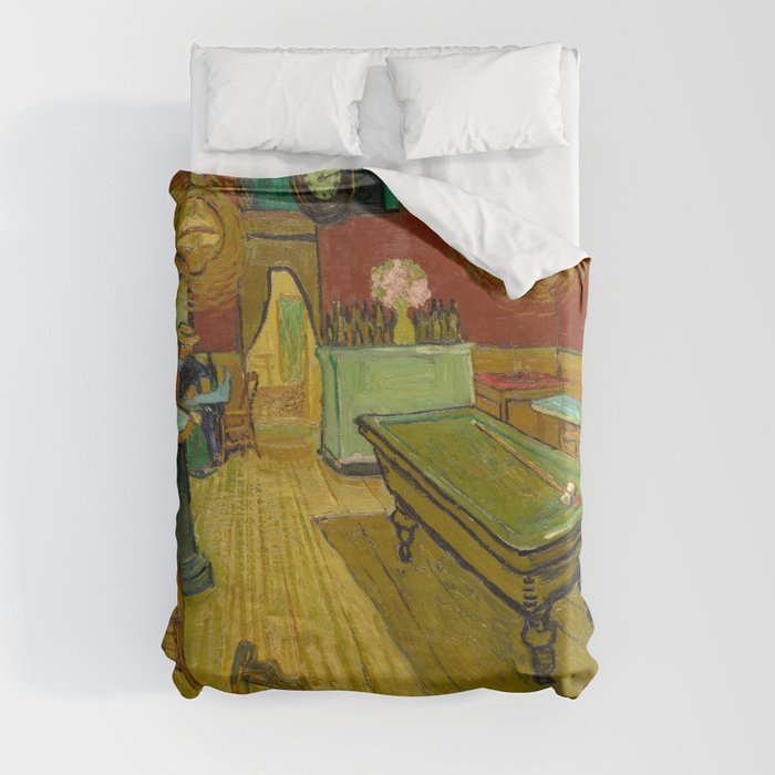 The Night Cafe, 1888 by Vincent van Gogh Duvet Cover