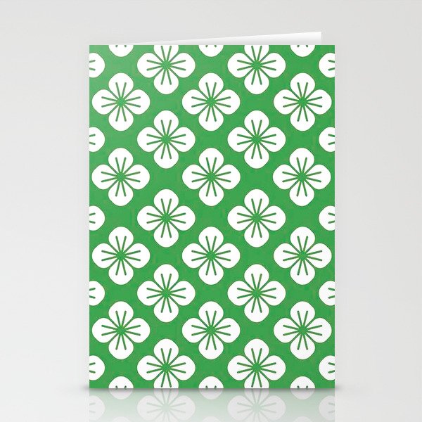 Japanese Floral Pattern 3 Stationery Cards