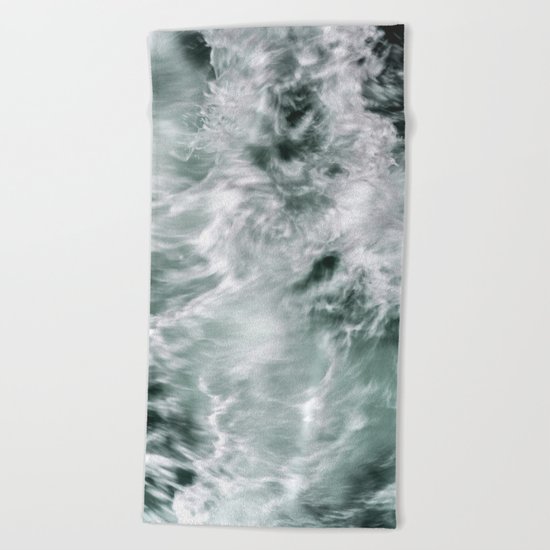 Silky Waves Beach Towel
