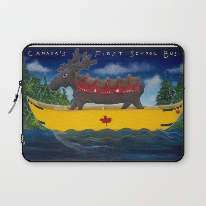 Canada's First School Bus Laptop Sleeve