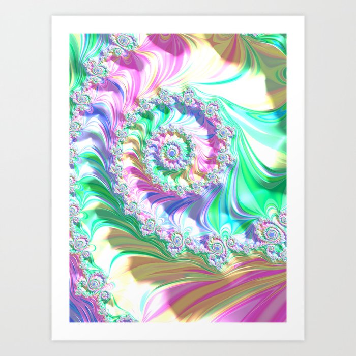 Saltwater Taffy Art Print by Colleen Farrell | Society6