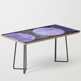 Very Peri Moon Phases Coffee Table
