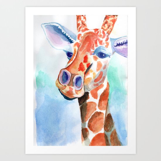 Giraffe Art Print