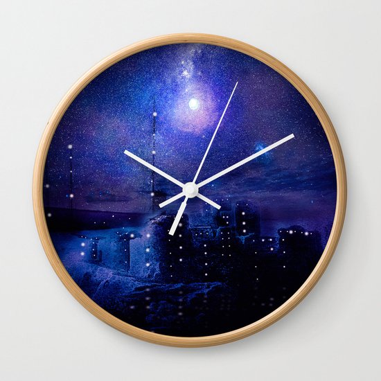 City of lights Wall Clock