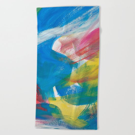 Abstract Artwork Colourful #4 Beach Towel