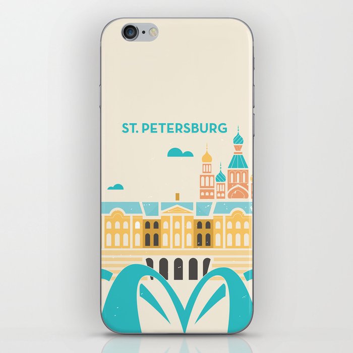 St. Petersburg Fountains iPhone Skin