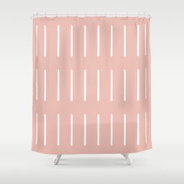 Mudcloth (Blush) Shower Curtain