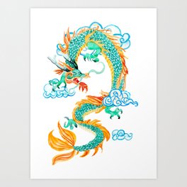 Chinese Dragon Art Print