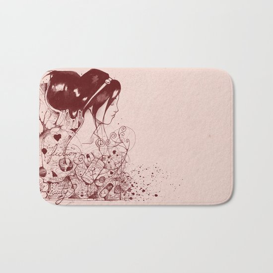 Fiction and Beauty Bath Mat