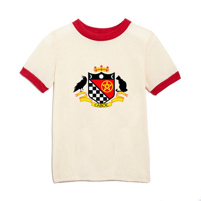 Cabot Tradition Crest (black) Kids T Shirt