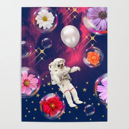 Explore the pink universe Poster