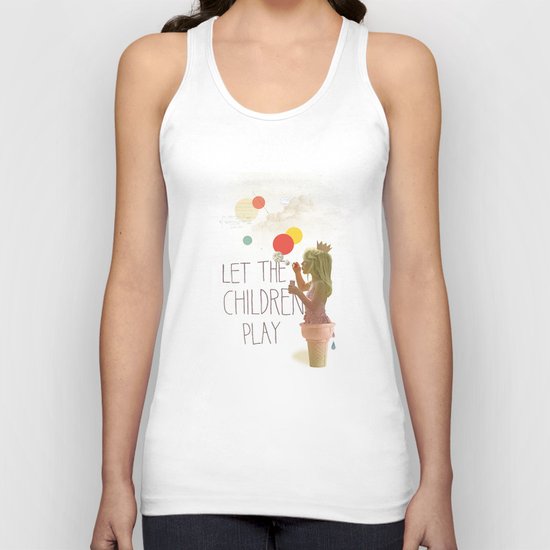 Let the children play Unisex Tank Top