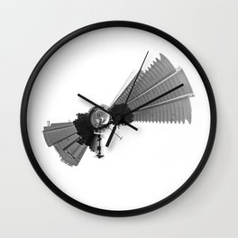 Warped Tower Wall Clock
