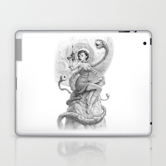 Astro Babe B&W Laptop & iPad Skin