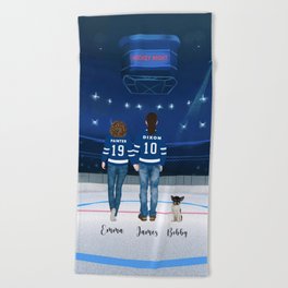 Hockey Leafs Beach Towel
