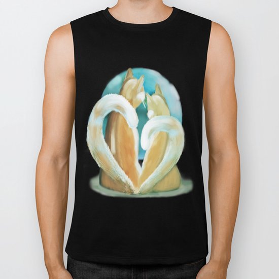 Fluffy love Biker Tank