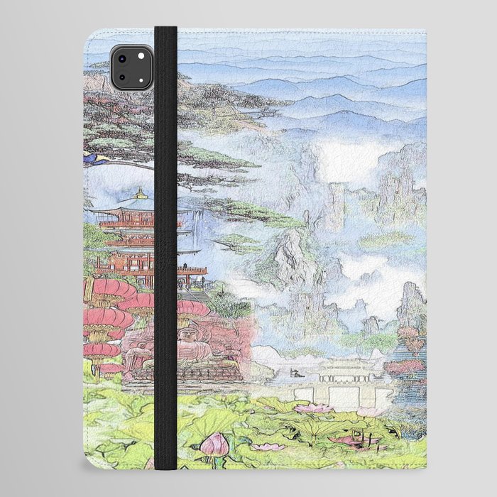 China Mural - Colored iPad Folio Case