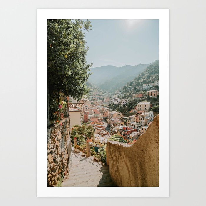 Italy - Via con me in Riomaggiore Art Print