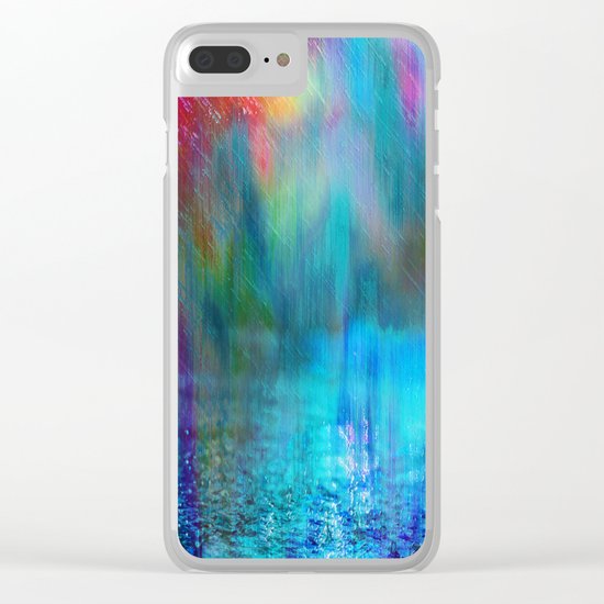 Rain Curtain Clear iPhone Case