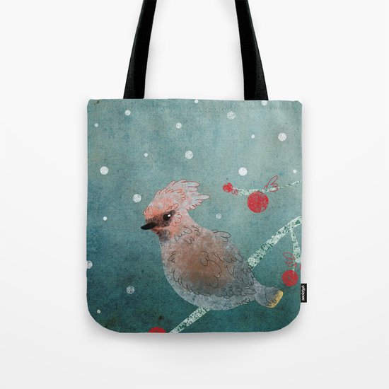 Tweet in the Snow Tote Bag