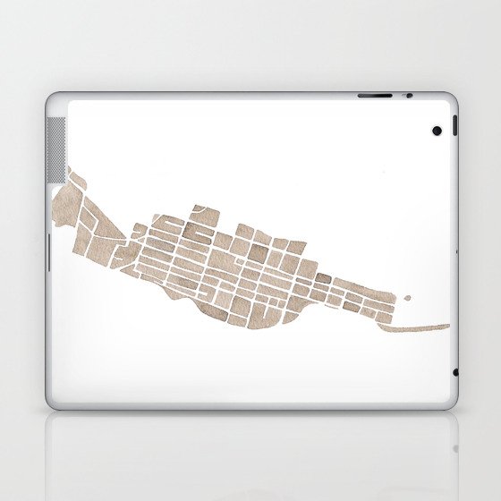 Telluride Colorado Map Laptop & iPad Skin