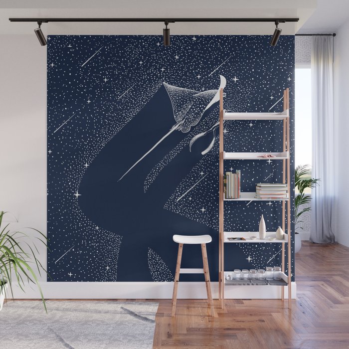Star Collector and Diver Wall Mural