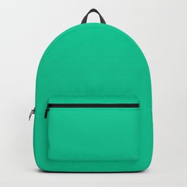 CARIBBEAN GREEN SOLID COLOR Backpack