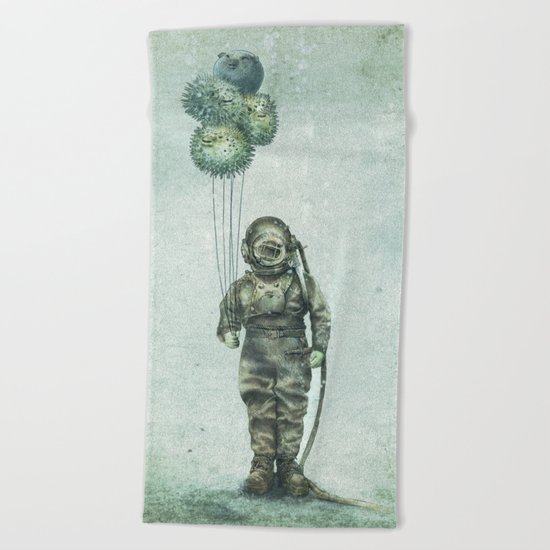 Balloon Fish Beach Towel