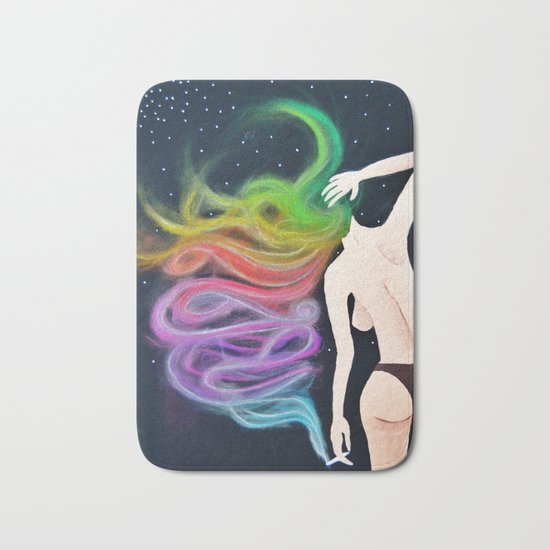 Midnight Toker (#1), Smoking Lady Series Bath Mat