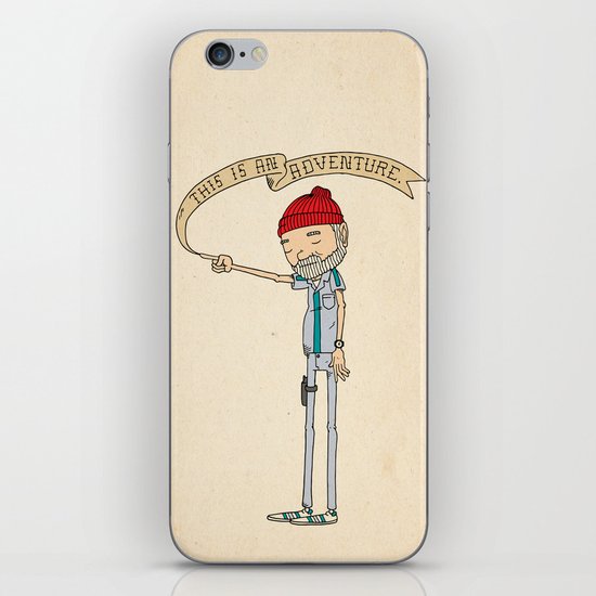 "THIS IS AN ADVENTURE." - Zissou iPhone & iPod Skin