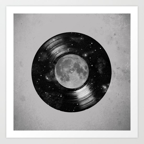 Galaxy Tunes Art Print