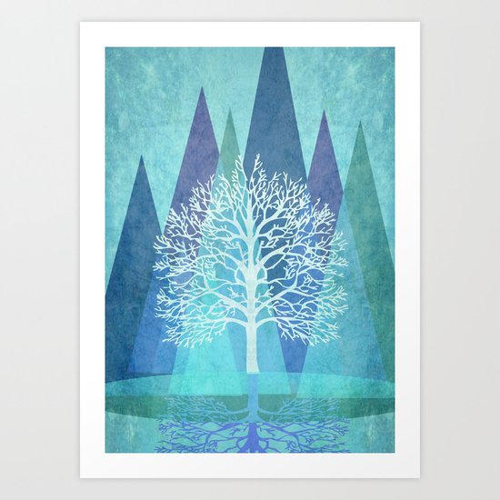 Winter Tree Art Print