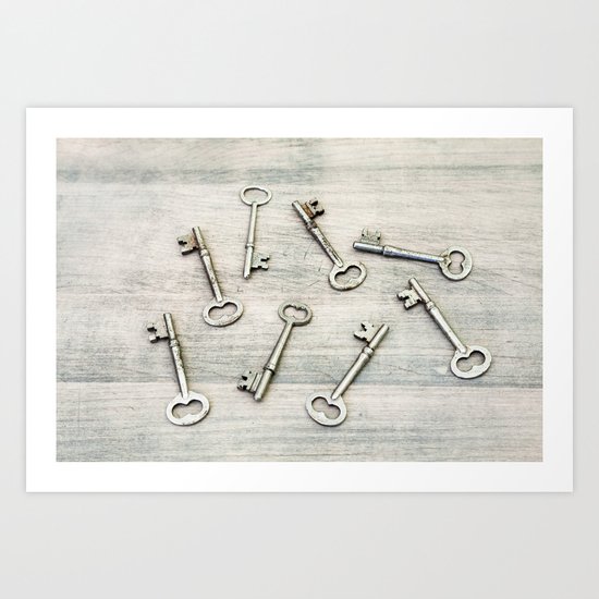 Skeleton Keys Art Print
