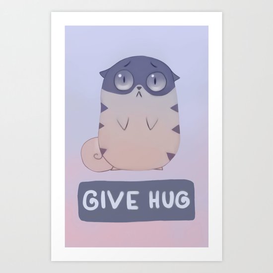 Boggart Hug Art Print