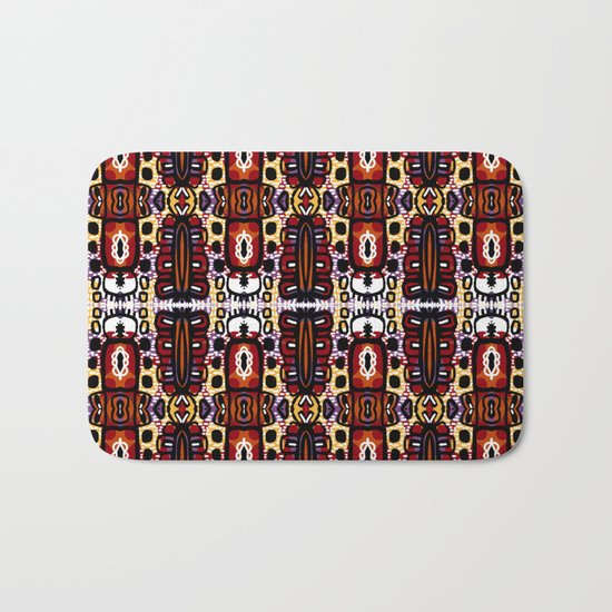 Bug Pattern Bath Mat
