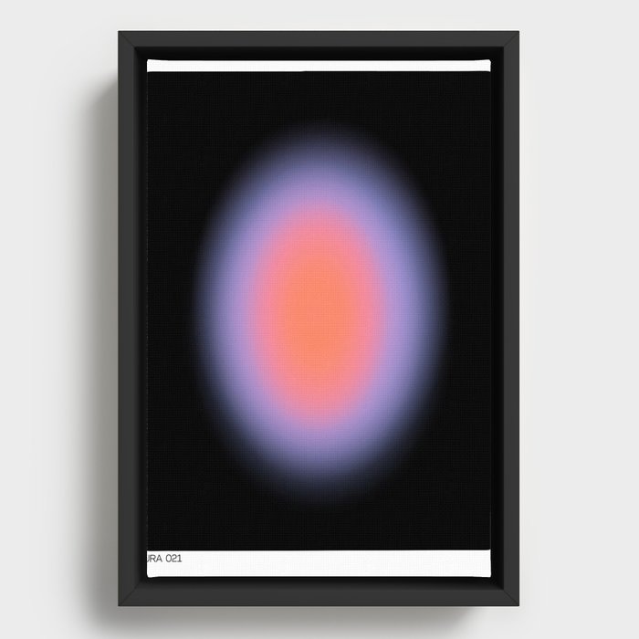 aura 021 Framed Canvas