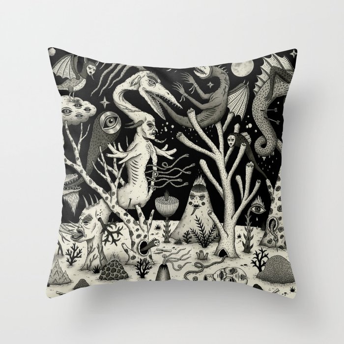 Out of the Thicket Throw Pillow