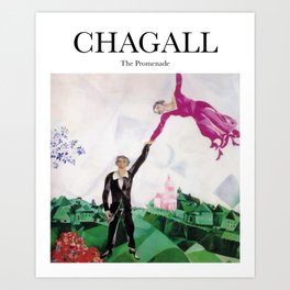 Chagall - The Promenade Art Print