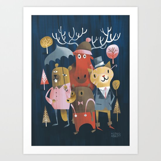 Now and Then Art Print