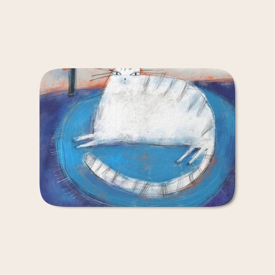 FRINGED RUG Bath Mat